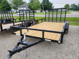 New 2025 Sure-Trac 7x14 Tube Top Utility 3k Idler Trailer