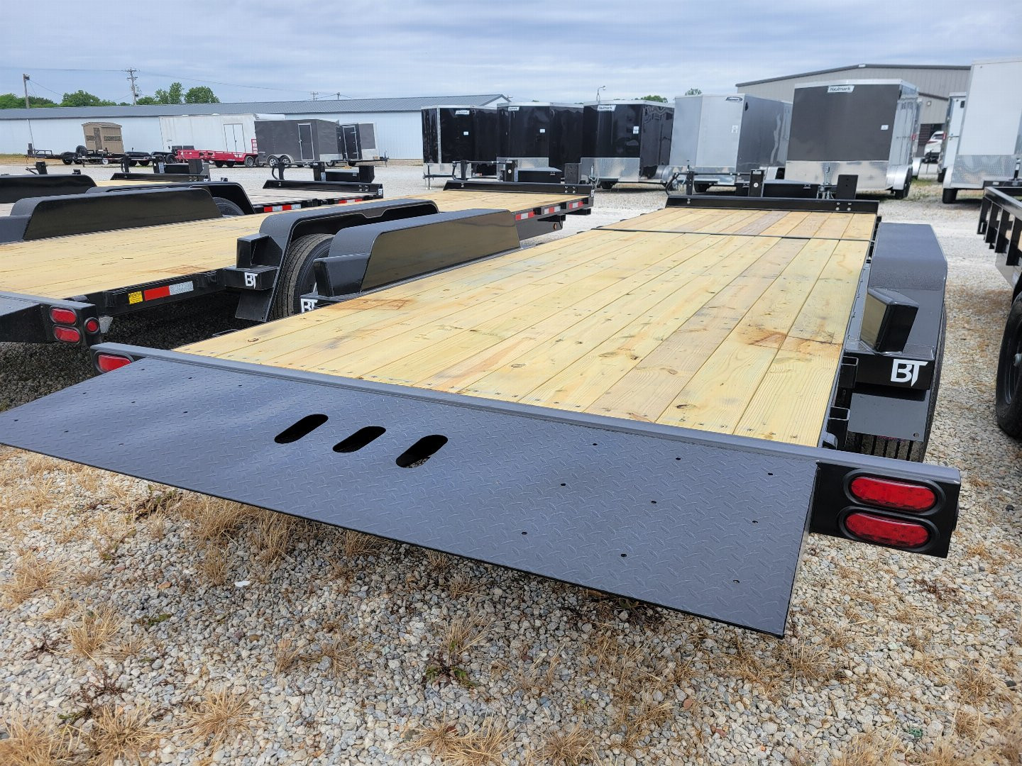 New 2026 Behnke 7x16+8 Tilt Bed Equipment Trailer