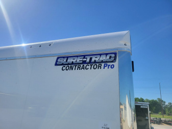 New 2025 Sure-Trac 8.5x16 Contractor Pro Bullnose Cargo / Enclosed Trailer