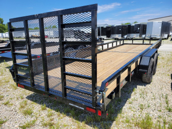 New 2025 Sure-Trac 7x24 Tube Top Utility 10k Trailer