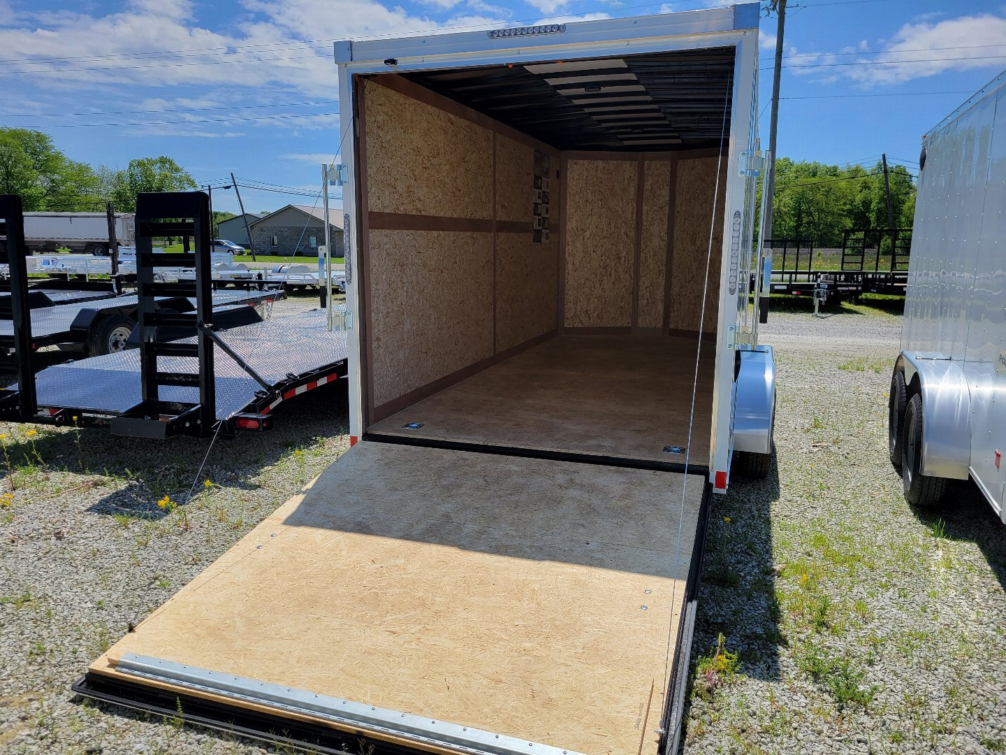 New 2025 Haulmark 7x16 Transport V-Nose Enclosed trailer