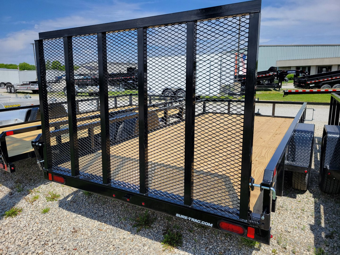 New 2025 Sure-Trac 7x14 Tube Top 3k Idler Utility Trailer