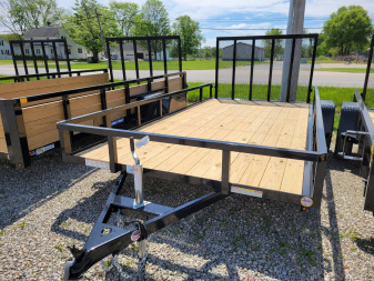 New 2025 Sure-Trac 7x14 Tube Top 3k Idler Utility Trailer