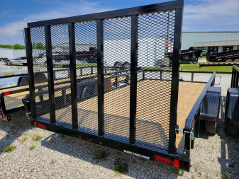 New 2025 Sure-Trac 7x14 Tube Top 3k Idler Utility Trailer
