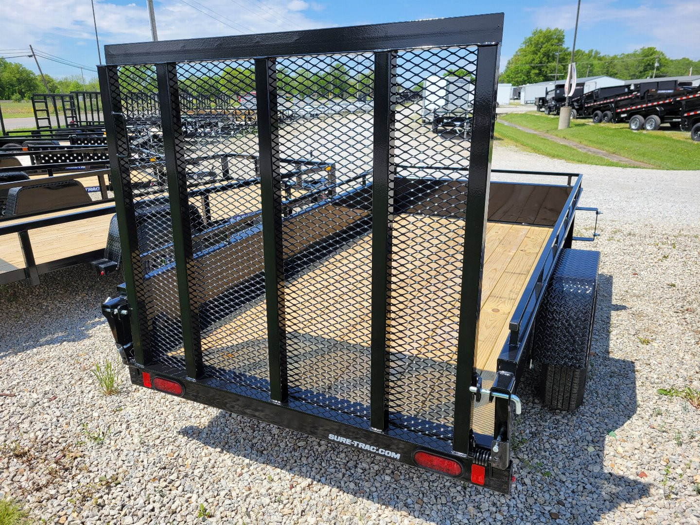 New 2025 Sure-Trac 5x10 Steel High Side 3k Idler Utility Trailer