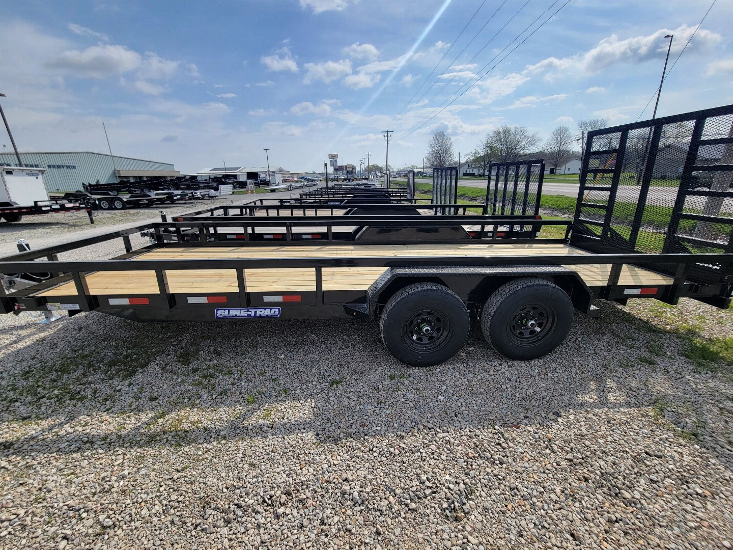 New 2025 Sure-Trac 7x20 Tube Top Utility 10K Trailer