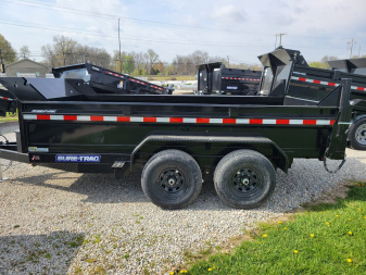 New 2025 Sure-Trac 6x12 SD Low Profile Dump Trailer