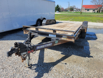 Used 2020 Sure-Trac 7x18 Tilt Bed Equipment Trailer