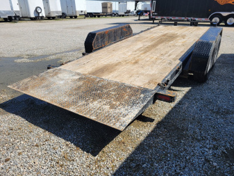 Used 2020 Sure-Trac 7x18 Tilt Bed Equipment Trailer