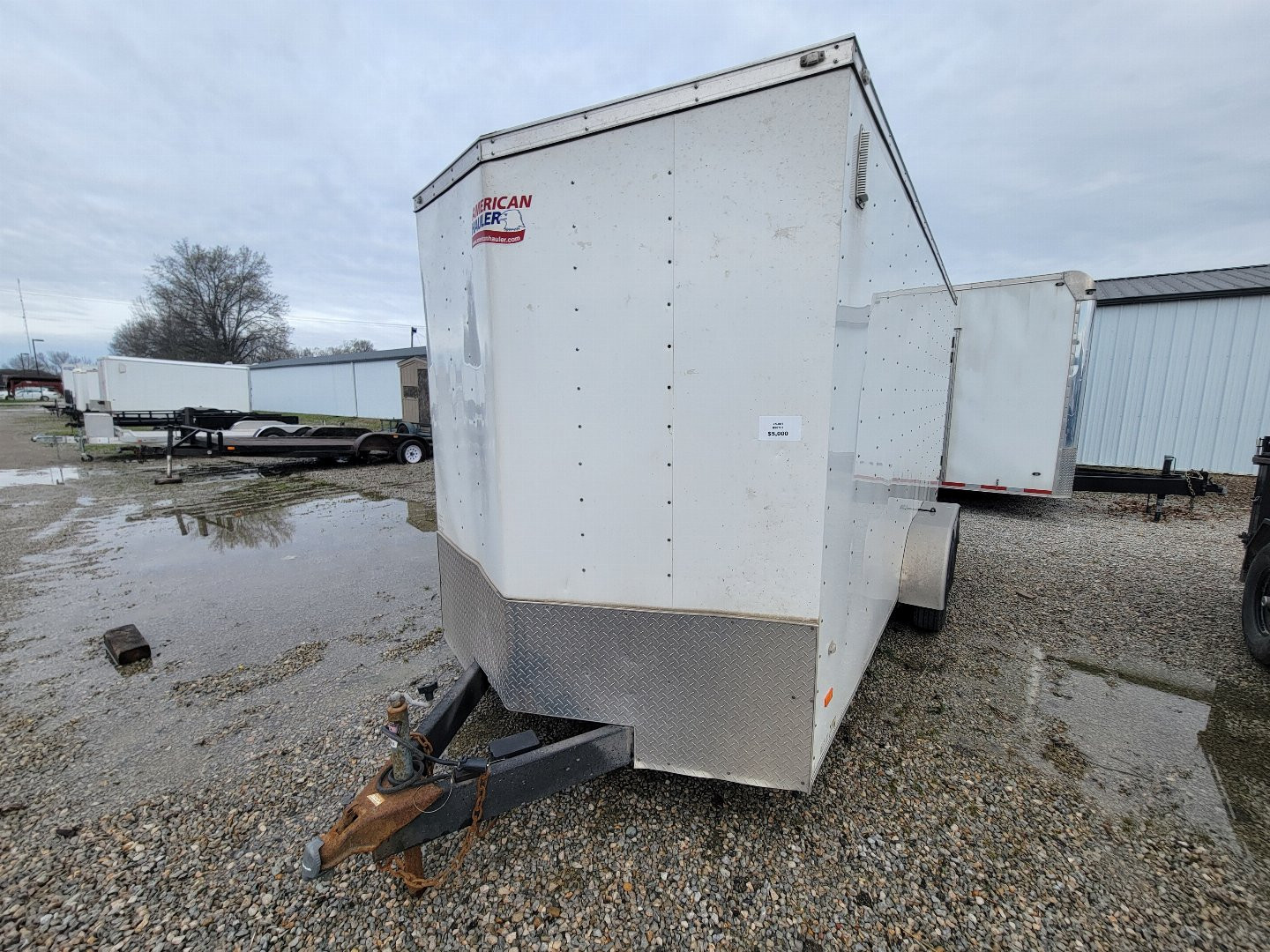 Used 2015 American Hauler 7x16 Cargo / Enclosed Trailer
