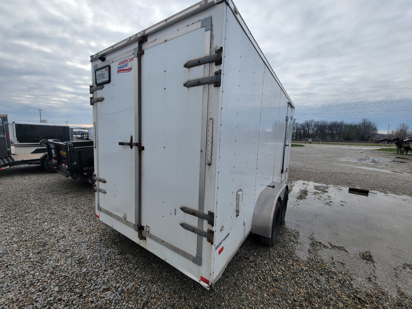 Used 2015 American Hauler 7x16 Cargo / Enclosed Trailer