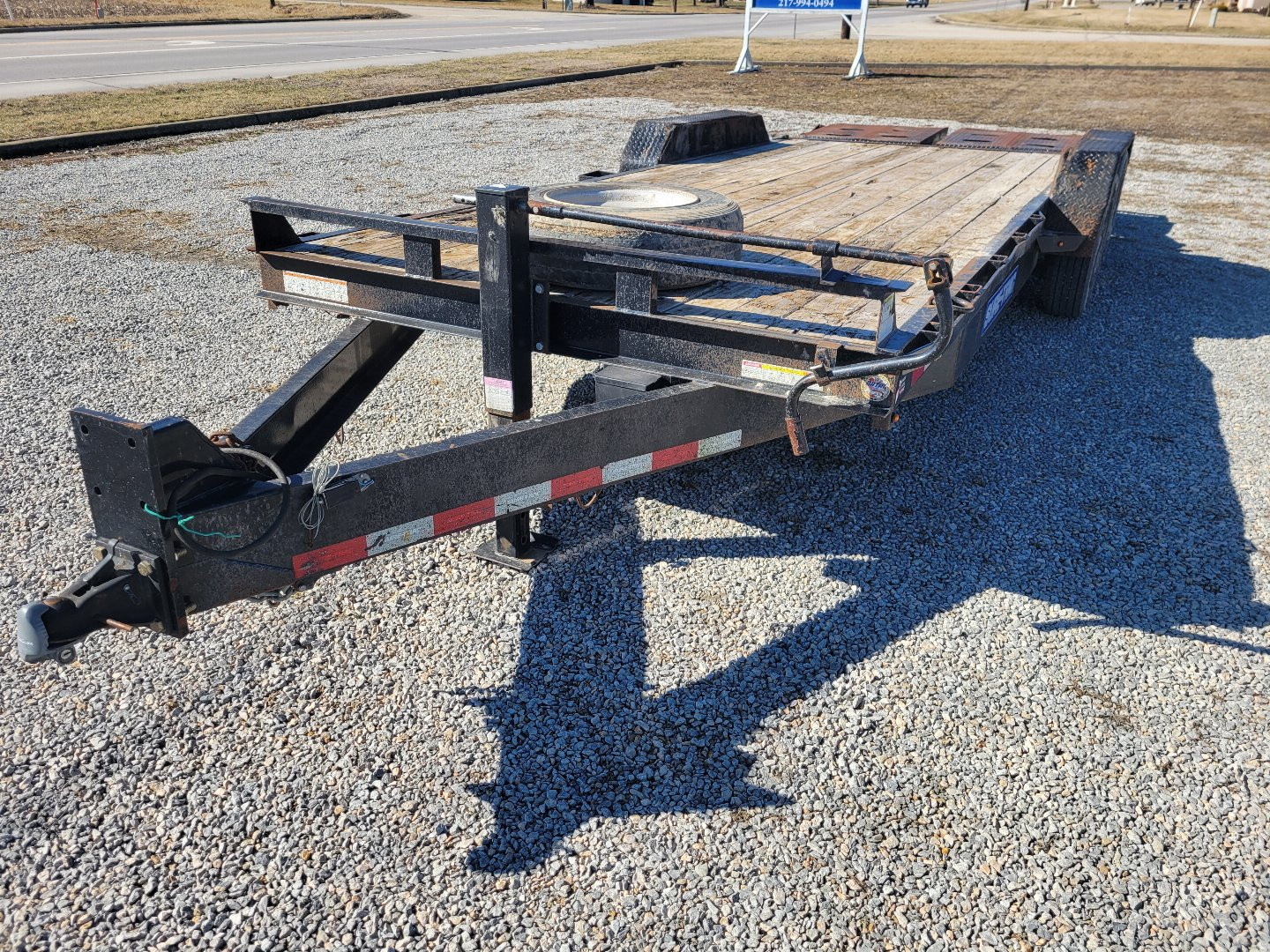 Used 2019 Sure-Trac 7x17+3 Implement Trailer