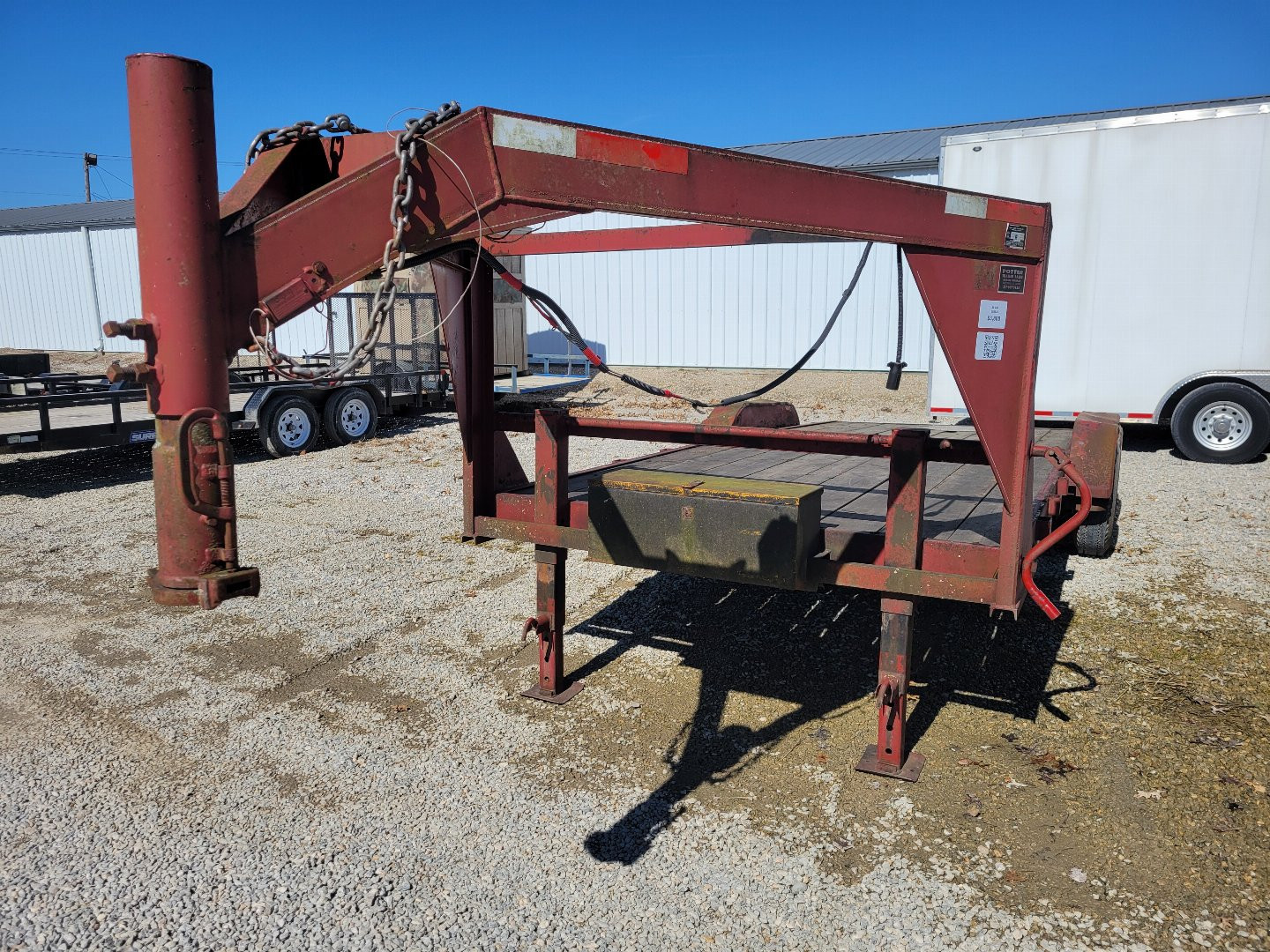 Used 2004 Jerry James 7x18+2 Gooseneck Flatbed
