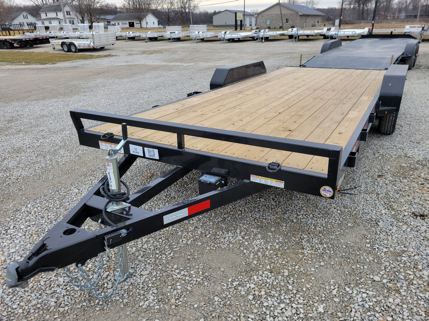 New 2025 Sure-Trac 7x20 (18+2) C-Channel Car Hauler Trailer