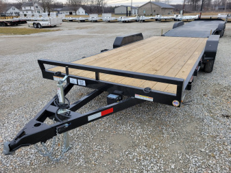 New 2025 Sure-Trac 7x20 (18+2) C-Channel Car Hauler Trailer