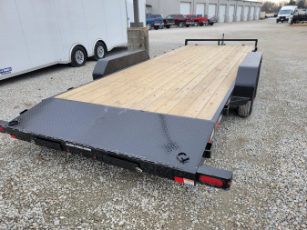 New 2025 Sure-Trac 7x20 (18+2) C-Channel Car Hauler Trailer