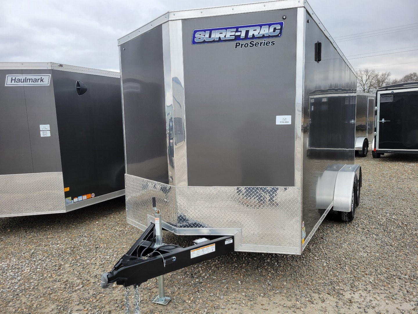 New 2025 Sure-Trac 7x16 Pro Series Wedge Cargo / Enclosed Trailer