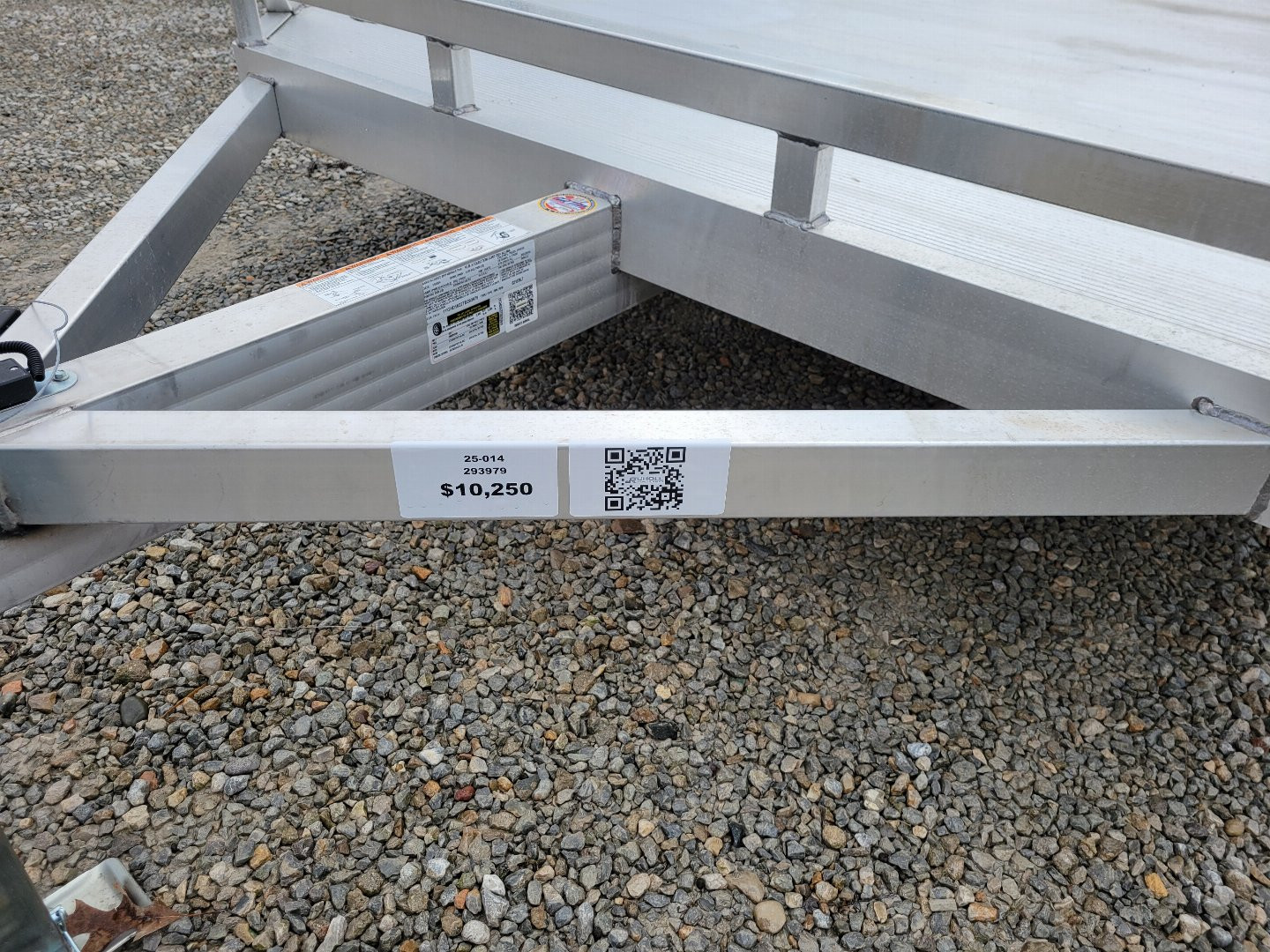 New 2026 Aluma 8216 Tilt Tandem Axle Electric brake Front Rail Tilt Trailer