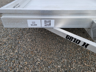 New 2026 Aluma 6810 Heavy Single Axle Straight Tailgate Utility Trailer
