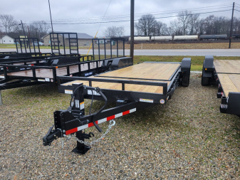 New 2025 Sure-Trac 7x18+4 Tilt Bed Equipment Trailer