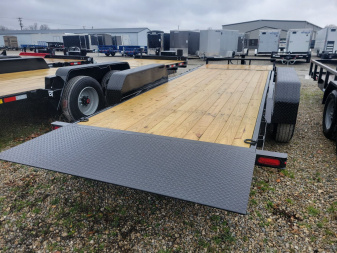 New 2025 Sure-Trac 7x18+4 Tilt Bed Equipment Trailer