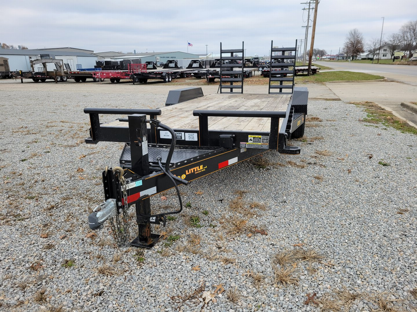 Used 2024 Doolittle Trailers 7x18+2 Flatbed EquipmentTrailer