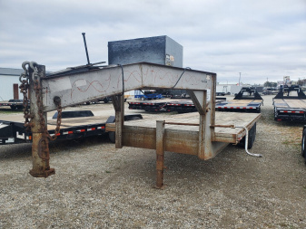 Used 1994 Better Built 8x24 Gooseneck Deckover Equipment Trailer