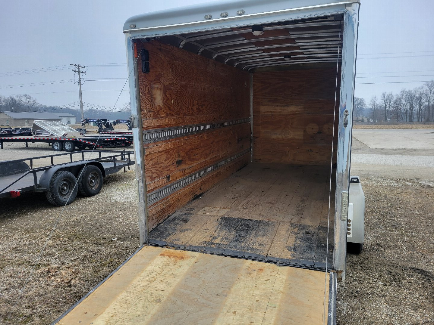 Used 2014 Wells Cargo 7x16 Cargo / Enclosed Trailer