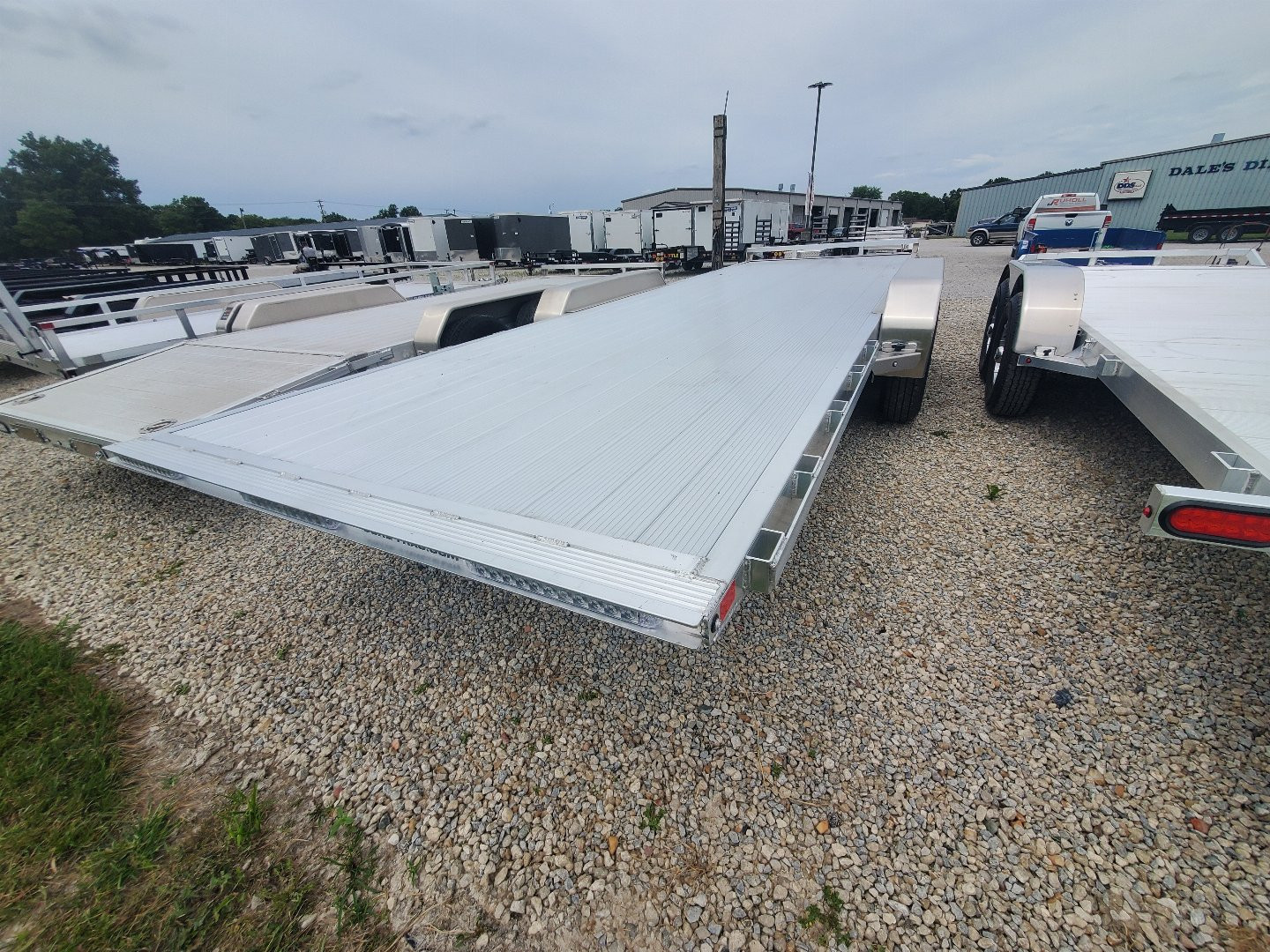 New 2025 Sure-Trac 82x22 Aluminum Power Tilt 14K Trailer