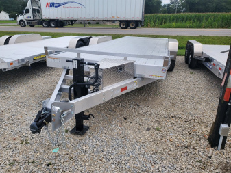 New 2025 Sure-Trac 82x22 Aluminum Power Tilt 14K Trailer