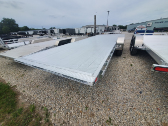 New 2025 Sure-Trac 82x22 Aluminum Power Tilt 14K Trailer