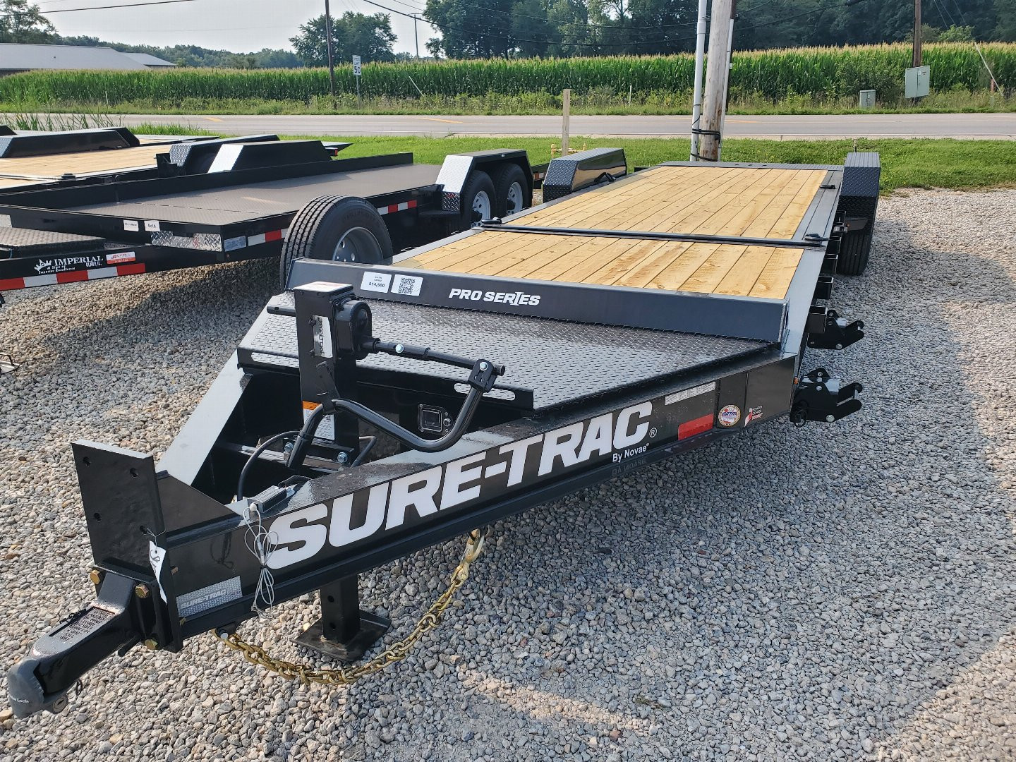 New 2025 Sure-Trac 7x18+6 Pro Series Beam Tilt Equipment Tilt Trailer