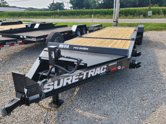 New 2025 Sure-Trac 7x18+6 Pro Series Beam Tilt Equipment Tilt Trailer
