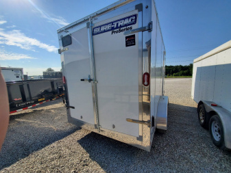 Used 2023 Sure-Trac Pro Series 7x14 Cargo / Enclosed Trailer