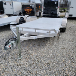 New 2025 Aluma 8216 Tandem Aluminum Tilt Trailer