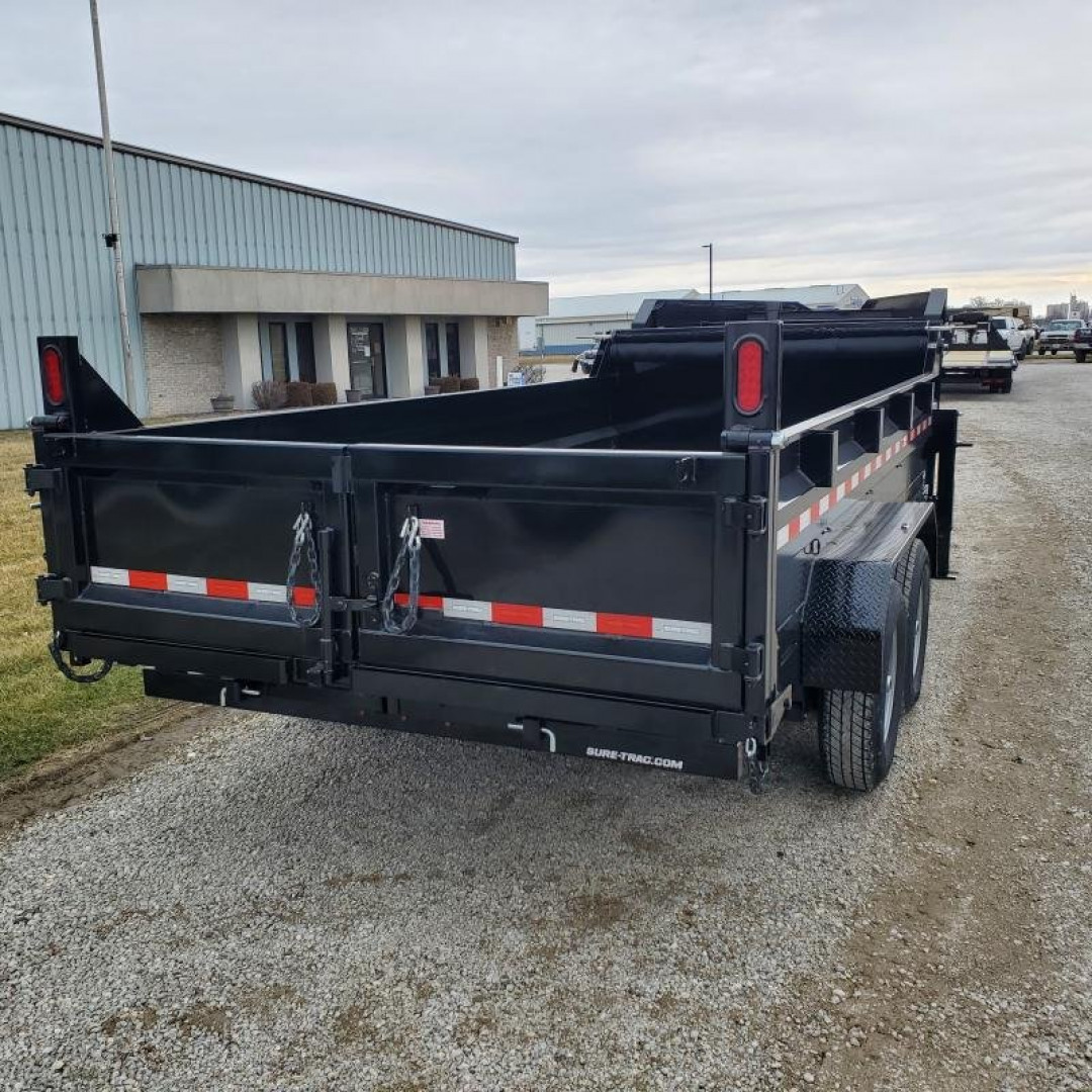 New 2024 Sure-Trac 82x16 Gooseneck Dump Trailer
