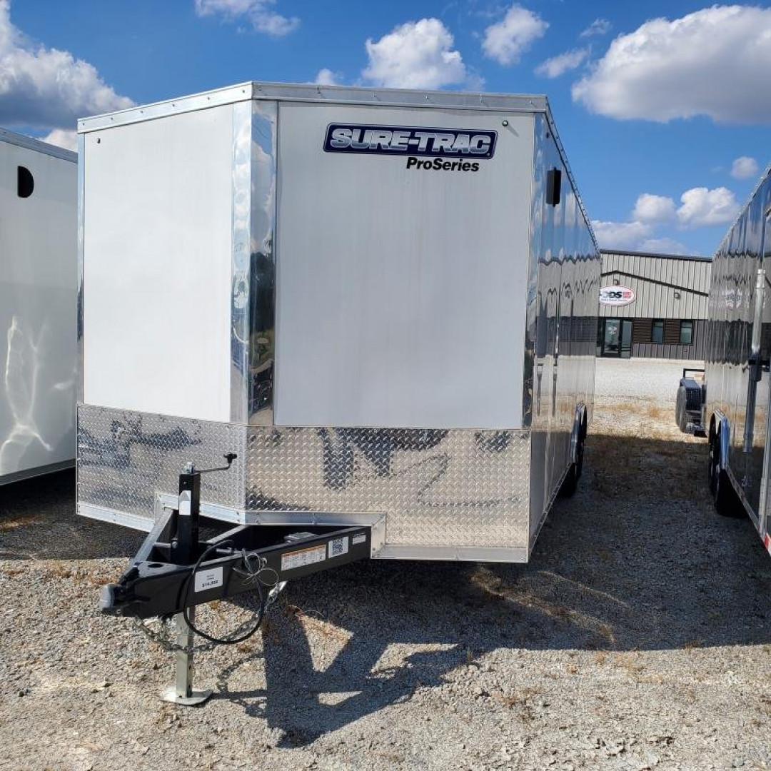 New Rental - 2023 Sure-Trac 8.5 x 24 Pro Series Enclosed Wedge Cargo Trailer  TA 10K