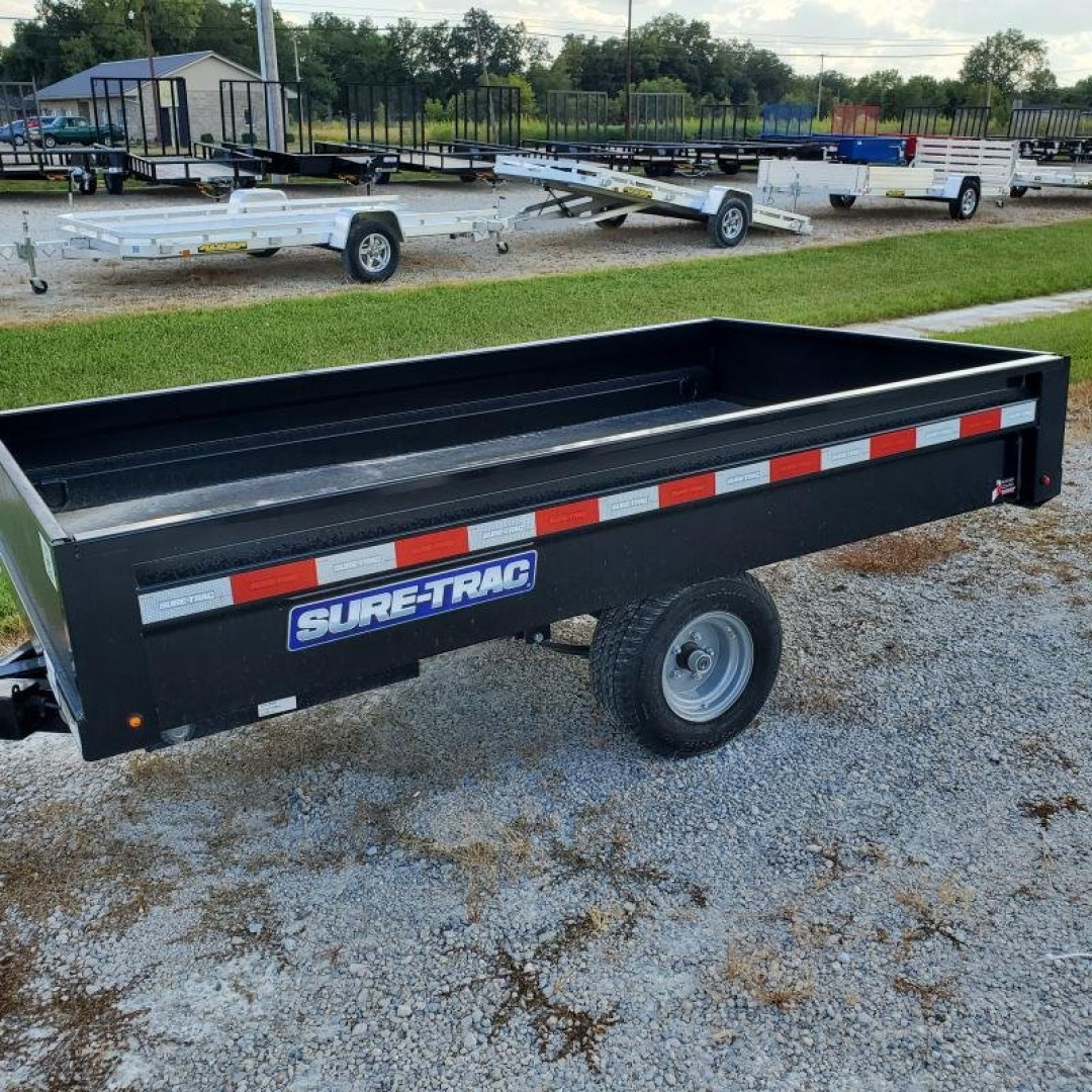 New 2023 Sure-Trac 4.5 x 8ft Utility Dump Trailer