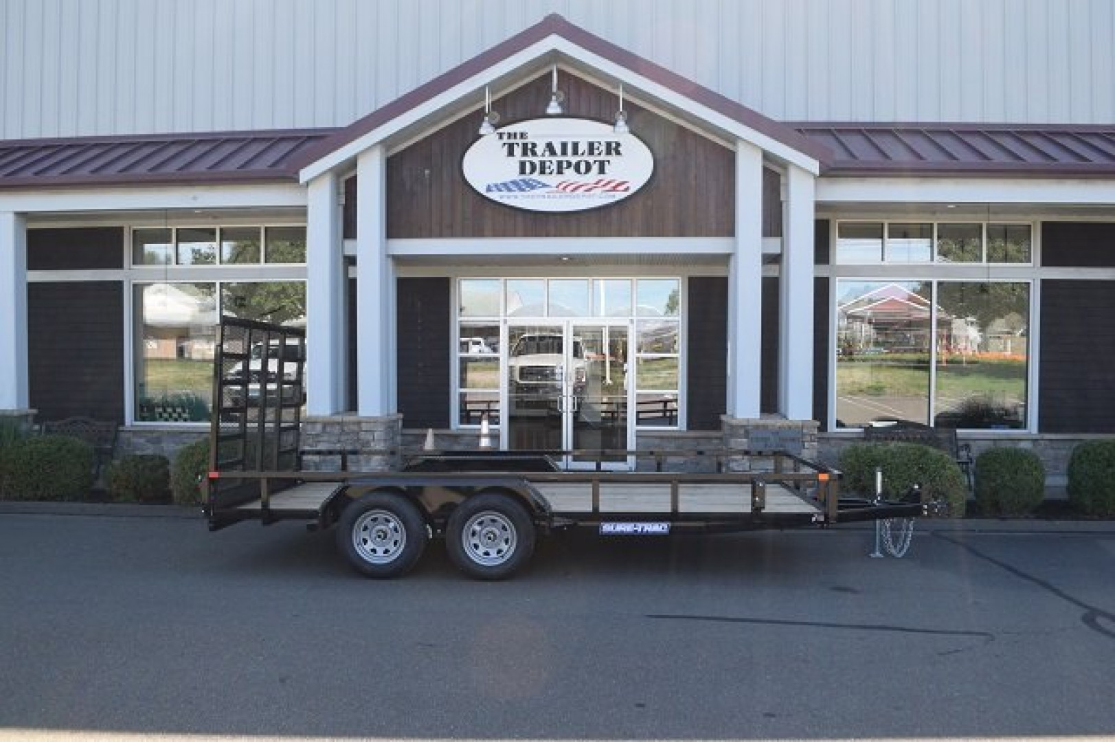 New Sure-Trac 7′ X 16′ OPEN LANDSCAPE TRAILER 7K