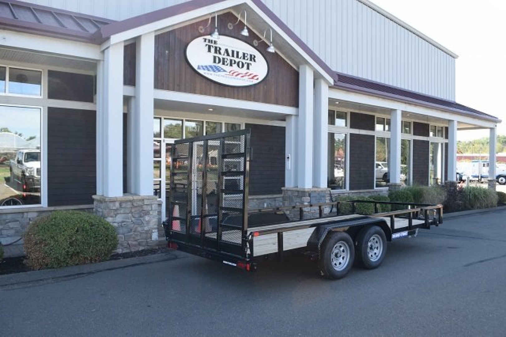 New Sure-Trac 7′ X 16′ OPEN LANDSCAPE TRAILER 7K