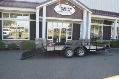 New Sure-Trac 7′ X 16′ OPEN LANDSCAPE TRAILER 7K