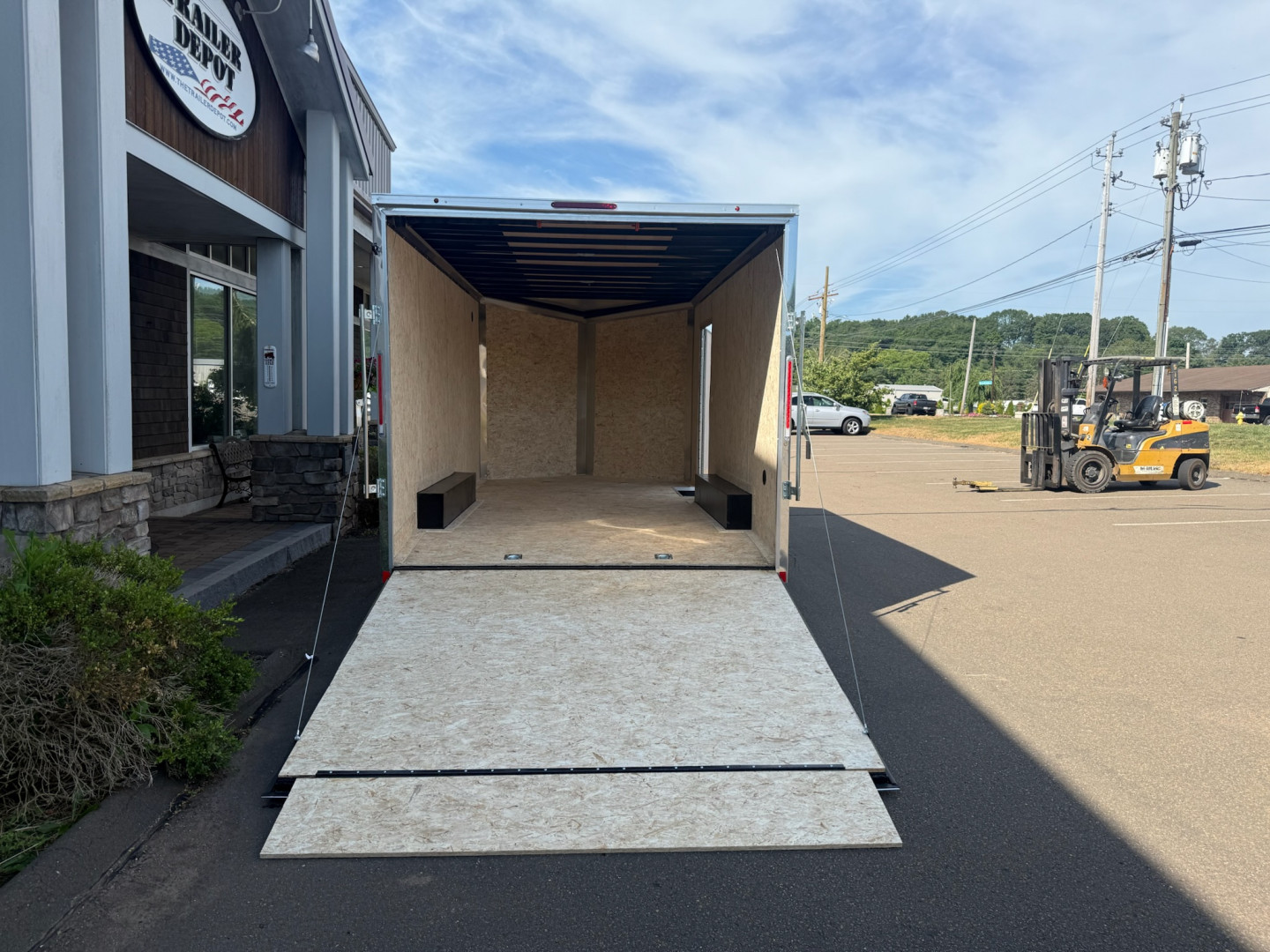 New Pace American 8'6" x 16'+ V-Nose Enclosed Car Hauler 9.9K