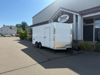 New Pace American 8'6" x 16'+ V-Nose Enclosed Car Hauler 9.9K