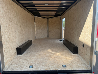 New Pace American 8'6" x 16'+ V-Nose Enclosed Car Hauler 9.9K