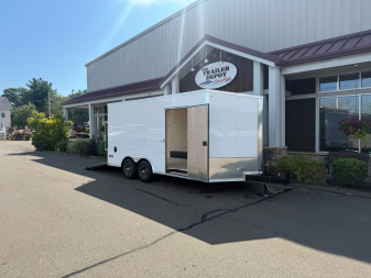 New Pace American 8'6" x 16'+ V-Nose Enclosed Car Hauler 9.9K