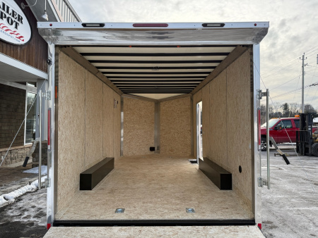 New Pace American 8'6" x 16'+ V-Nose Enclosed Car Hauler 9.9K