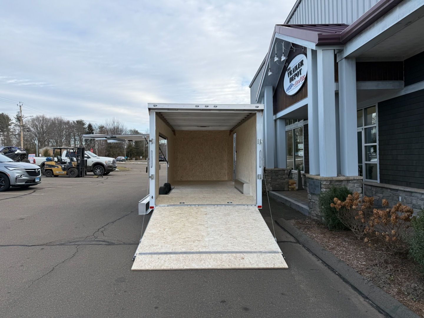 New ATC 8’6″ X 20′ ROM ENCLOSED CAR HAULER WITH ESCAPE DOOR 9.9K