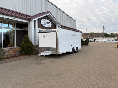 New ATC 8’6″ X 20′ ROM ENCLOSED CAR HAULER WITH ESCAPE DOOR 9.9K
