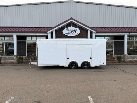 New ATC 8’6″ X 20′ ROM ENCLOSED CAR HAULER WITH ESCAPE DOOR 9.9K