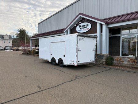 New ATC 8’6″ X 20′ ROM ENCLOSED CAR HAULER WITH ESCAPE DOOR 9.9K